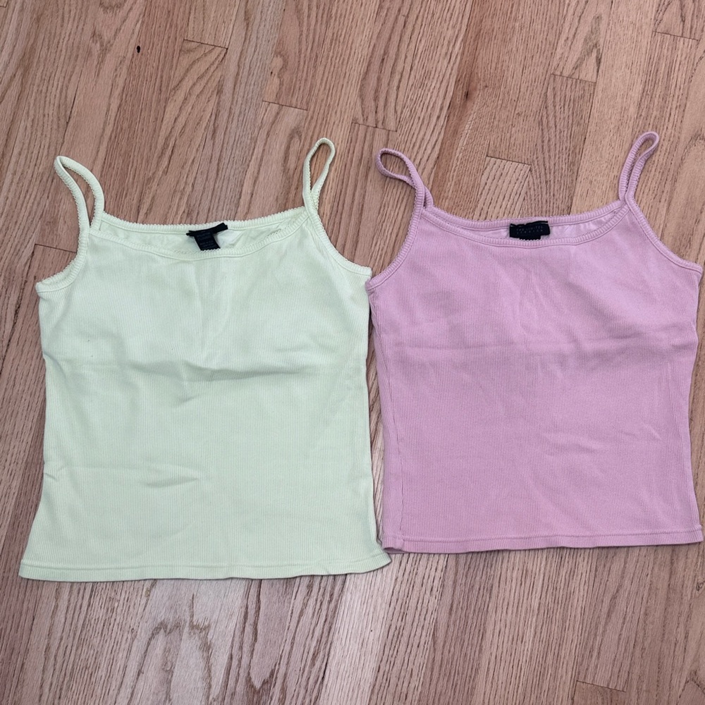 Vintage Y2K Tops in Green and Pink